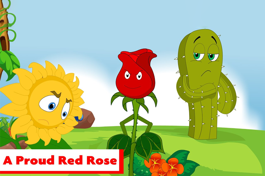 The Proud Red Rose Short Story