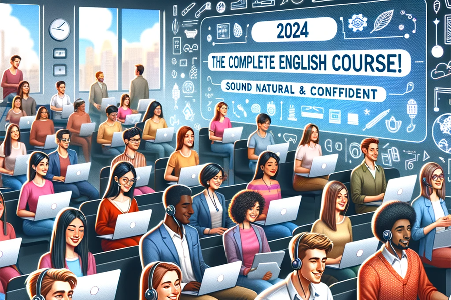 2024: The Complete English Course! Sound Natural & Confident